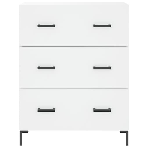 vidaXL Szafka, biała, 69,5x34x90 cm, materiał drewnopochodny