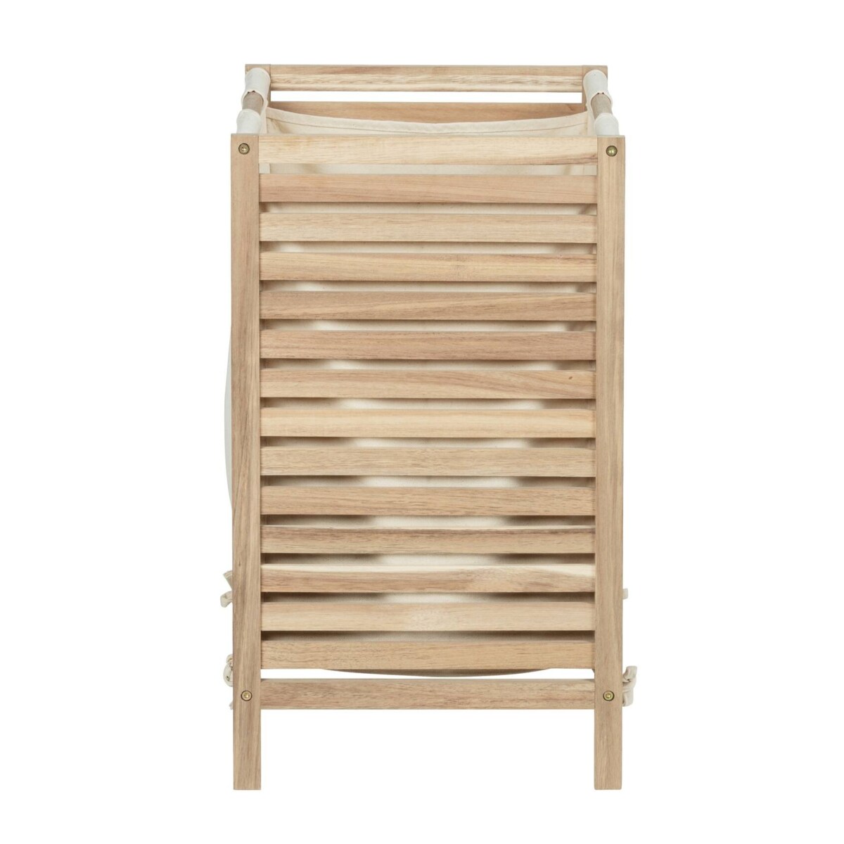 Kosz na pranie drewno akacji 48L