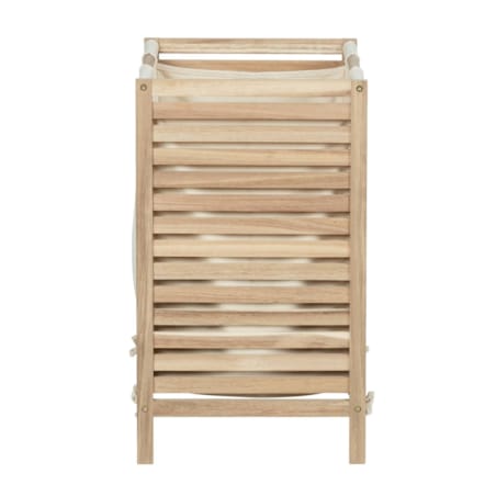 Kosz na pranie drewno akacji 48L