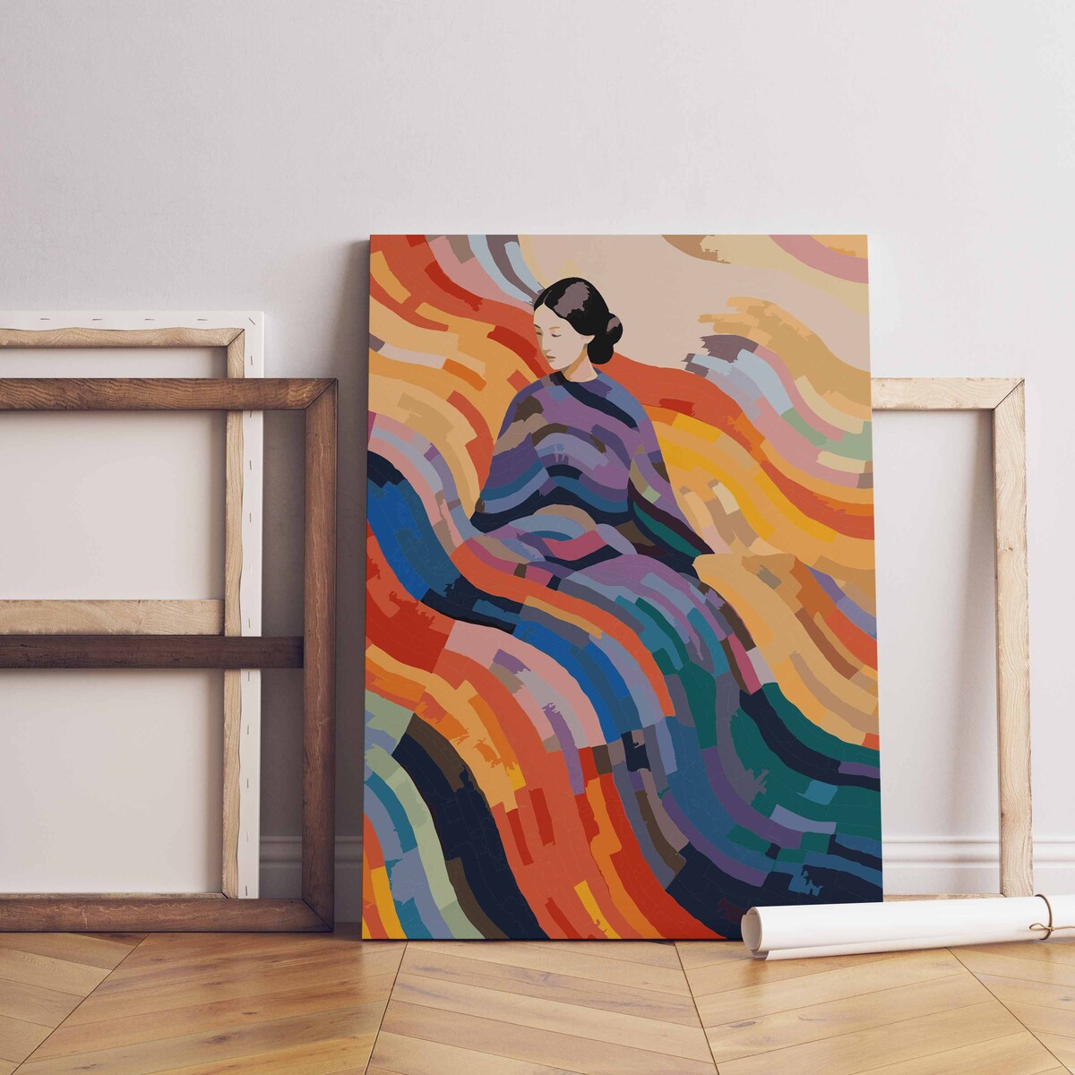 Malowanie po numerach, zestaw DIY – GEJSZA 40x50 cm- Produkt PL