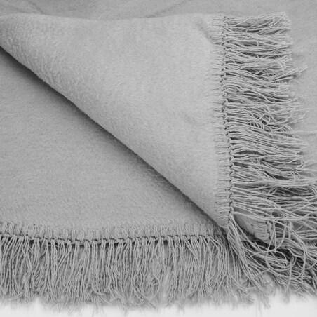 Koc T Bawełniany/B562/200x220 popiel