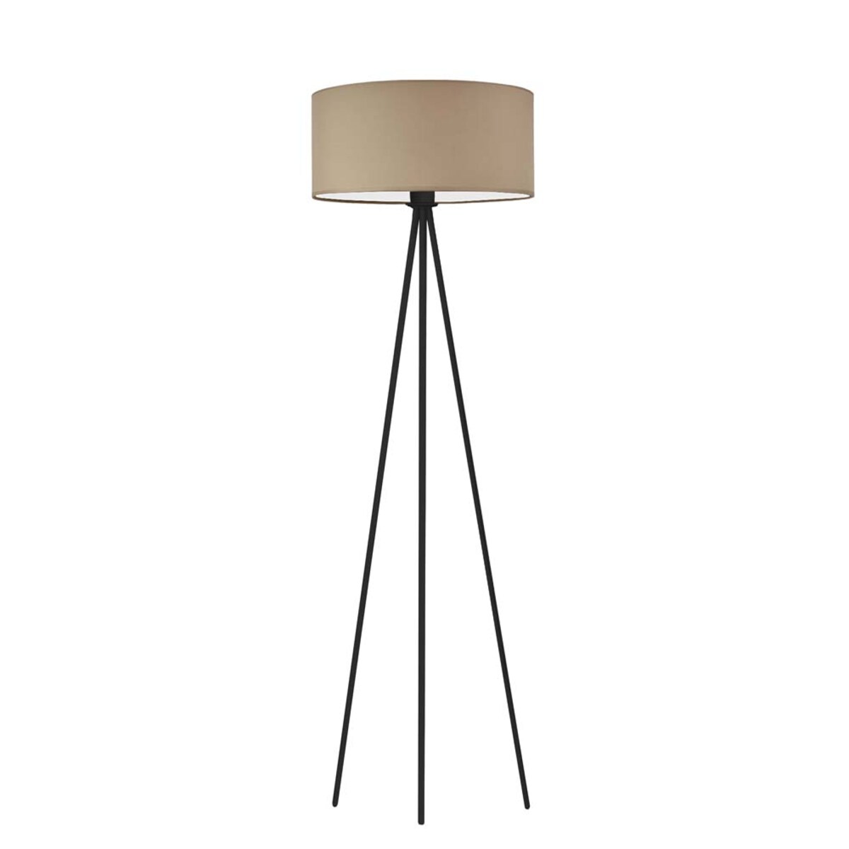 Lampa stojąca podłogowa trójnóg z abażurem walec 40cm JOLLY