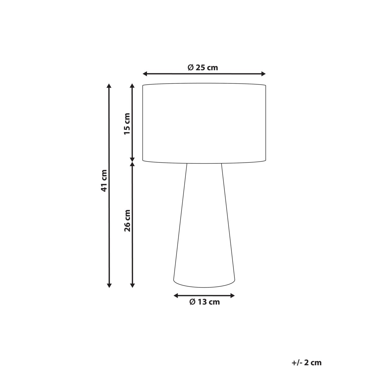 Lampa stołowa rafia naturalna WELMEL