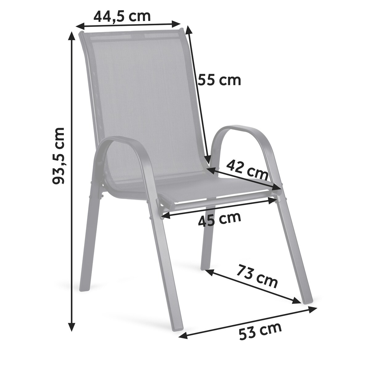 Zestaw mebli ogrodowych stolik ogrodowy okrągły + 2 krzesła Sofotel