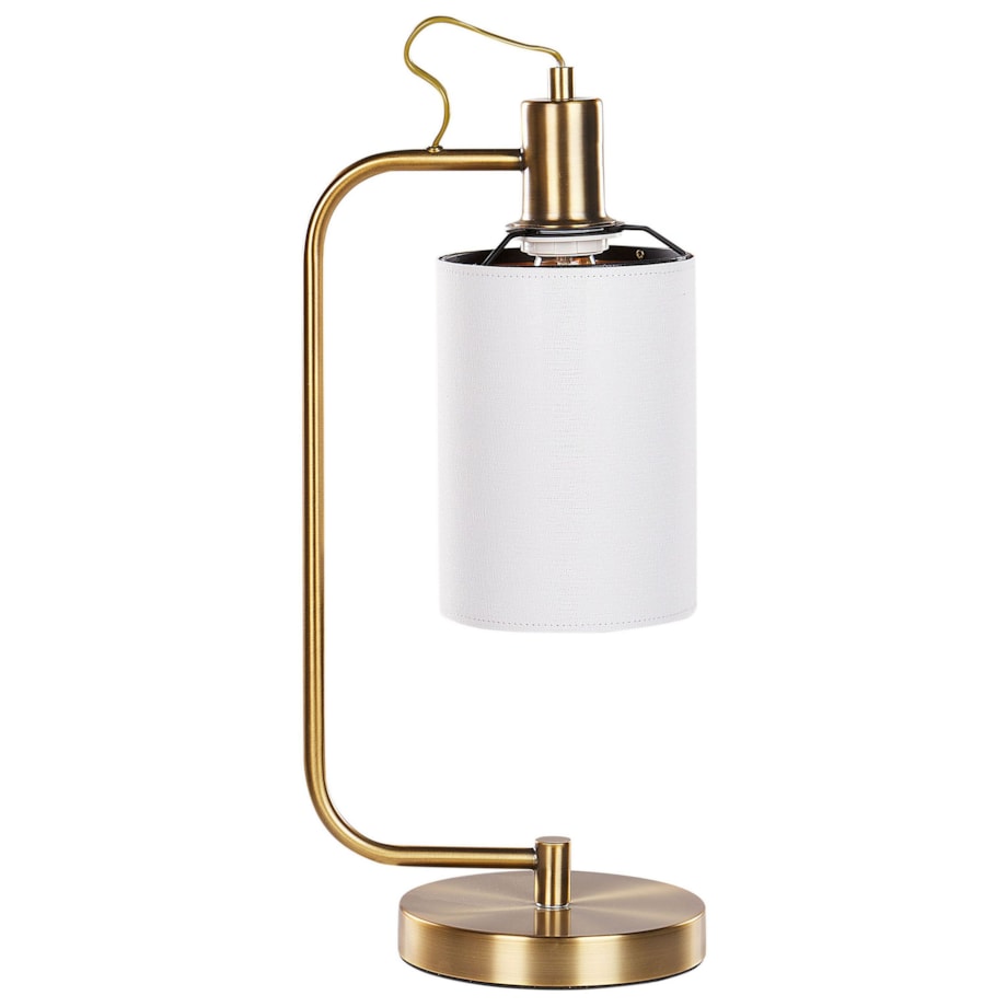 Lampa stołowa metalowa miedziana LIBERIA