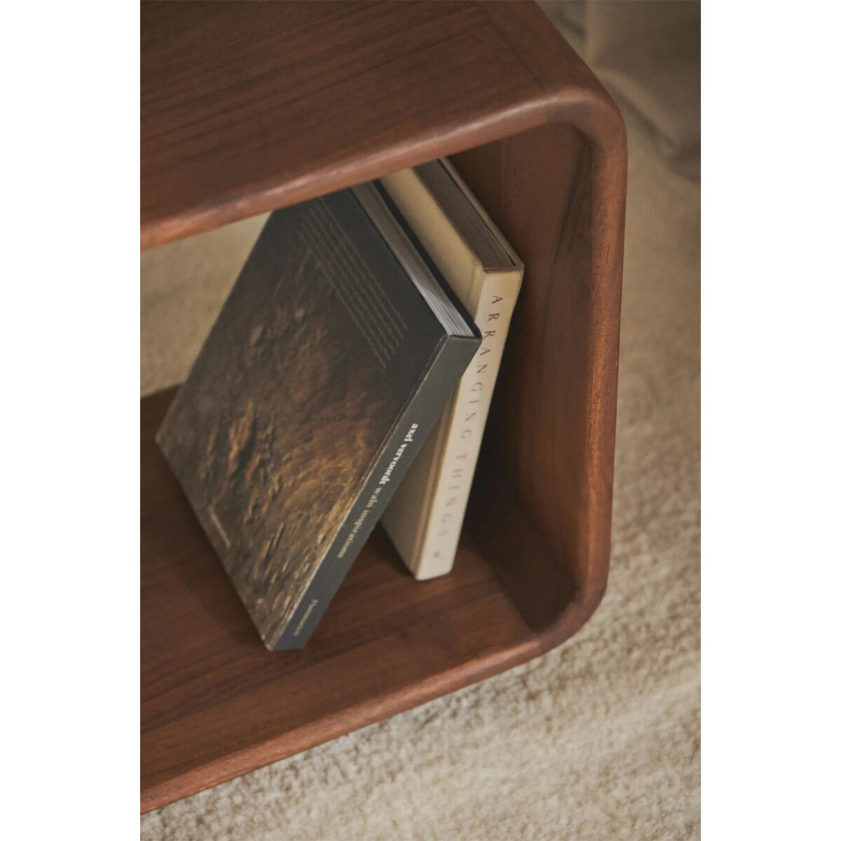 Stolik pomocniczy z drewna mango, 35x40 cm Tinsley, brązowy