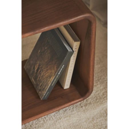 Stolik pomocniczy z drewna mango, 35x40 cm Tinsley, brązowy