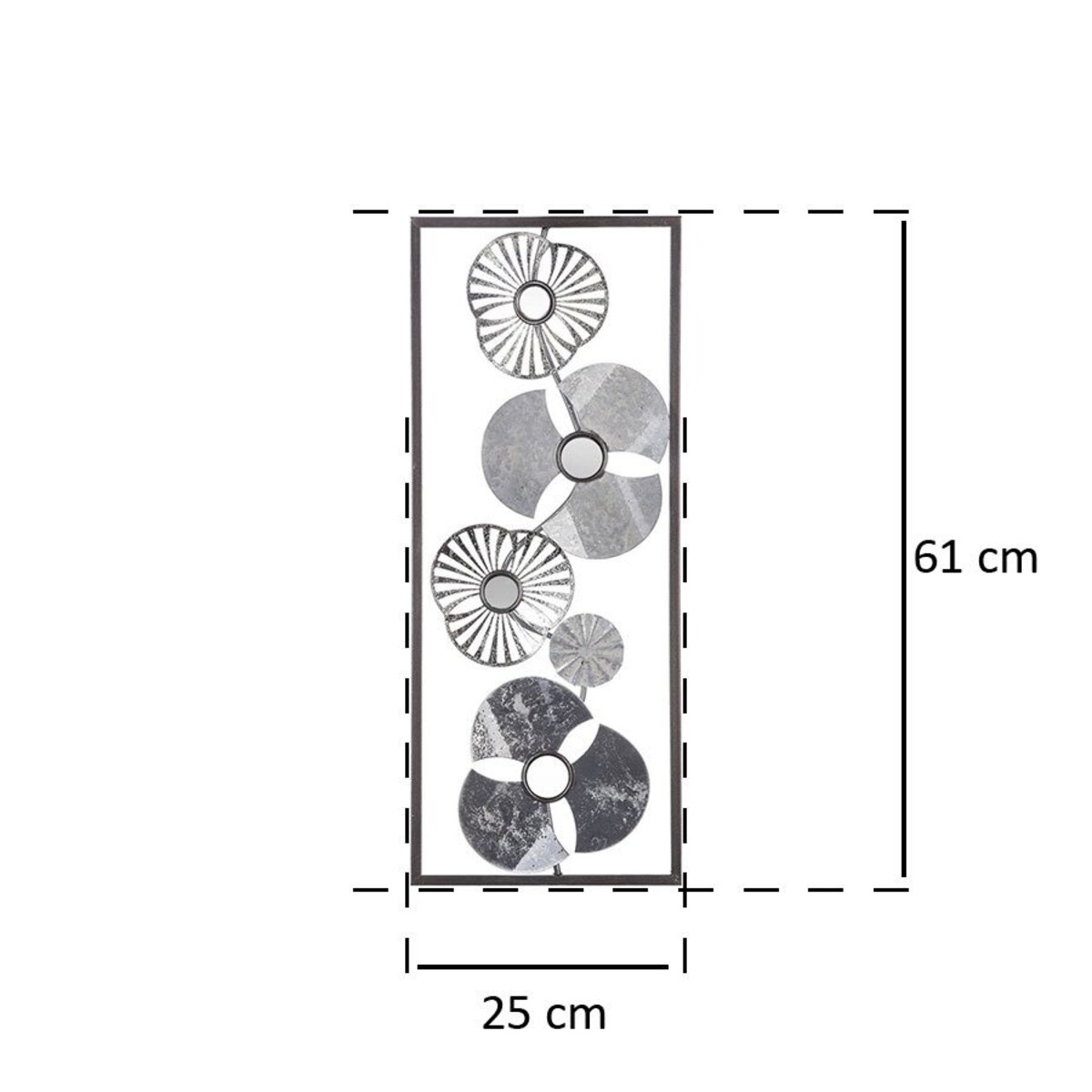 Obraz z metalu z motywem kwiatów, nowoczesna ozdoba ścienna wykonana techniką metaloplastyki