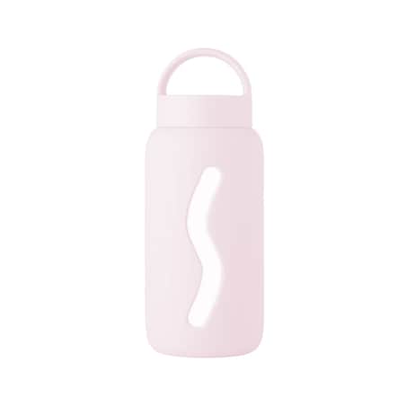 MUUKI MINI BOTTLE szklana butelka na wodę 500 ml, Marshmallow
