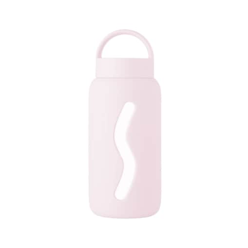 MUUKI MINI BOTTLE szklana butelka na wodę 500 ml, Marshmallow