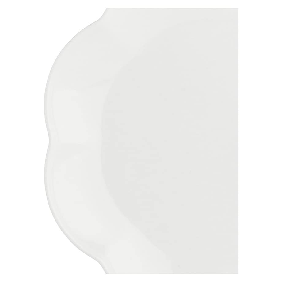 Zestaw 6 talerzy do ciasta Villadeifiori - Biały, 19 cm