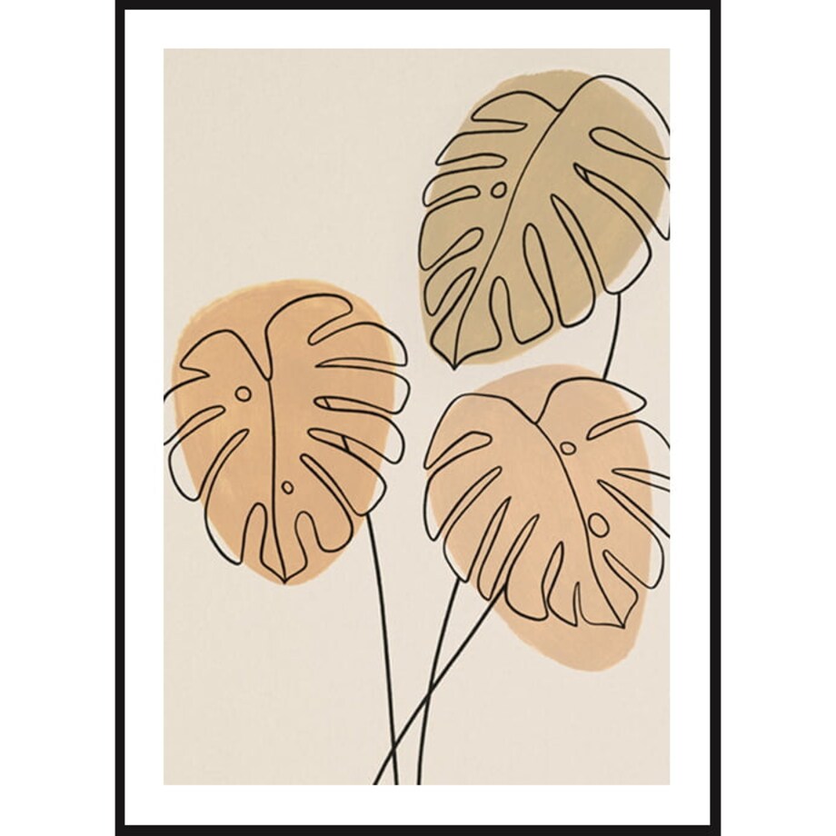 Poster Story, Plakat, Obraz - Abstrakcyjne Trzy Monstery, wymiary 42 x 60 cm