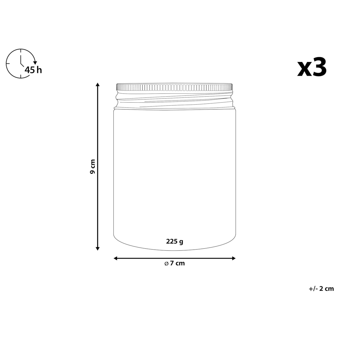 3 świece zapachowe sojowe róża/ owoc kaki/ melisa FRUITY BLOOM