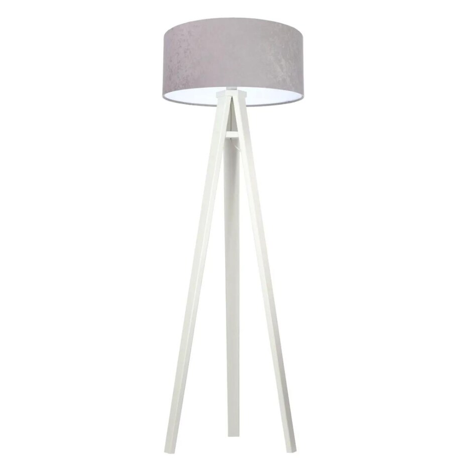 Lampa stojąca HOME 50 szara/biała/biała