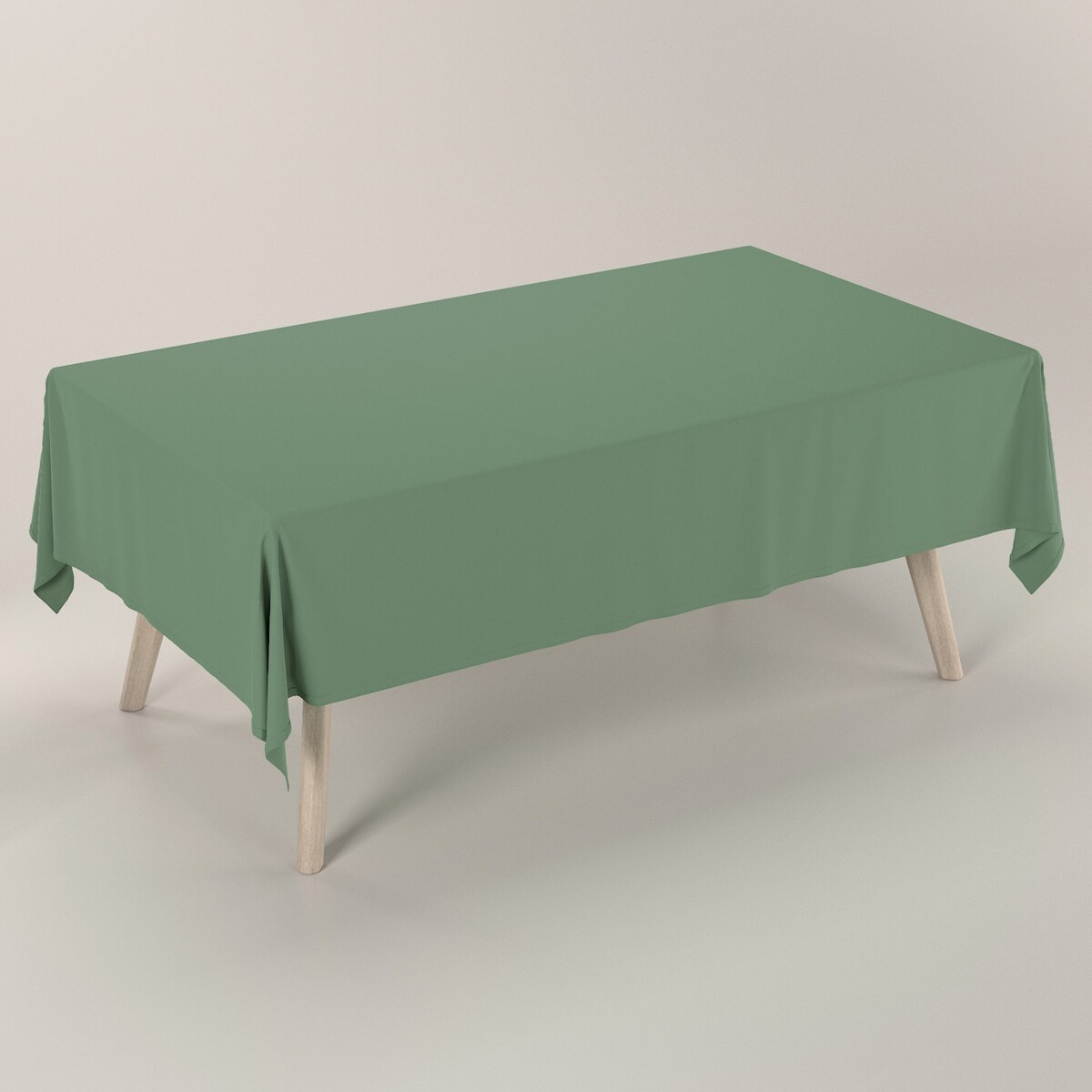 Obrus prostokątny 100 x 100 cm zielony