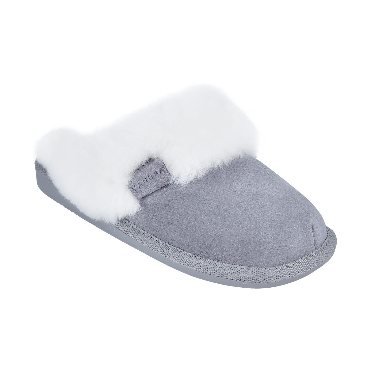 KAPCIE DAMSKIE CASHMERE POPIELATO-BIAŁE 42
