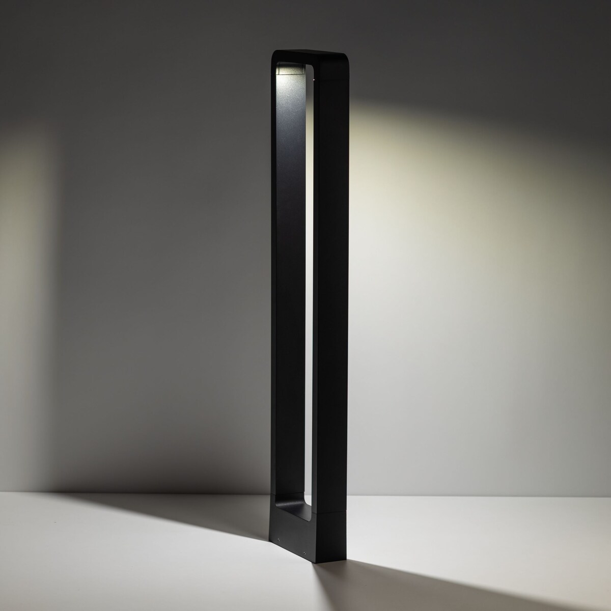 Lampa zewnętrzna słupek LED 10W IP54 TK Lighting ARIUS L Black 80 cm czarna ogrodowa na taras ścieżkę 230V
