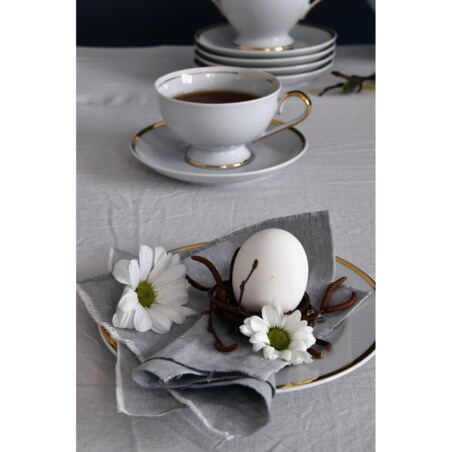 Garnitur do herbaty dla 6 osób 18 el. Astra Złota Wstęga G067