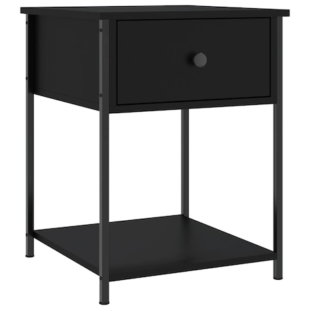 vidaXL Stoliki nocne, 2 szt., czarne, 44x45x58 cm