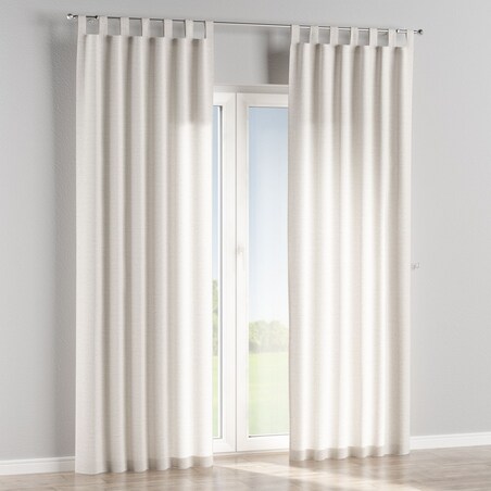 Zasłona na szelkach 1 szt. 130x245 śmietankowy biały