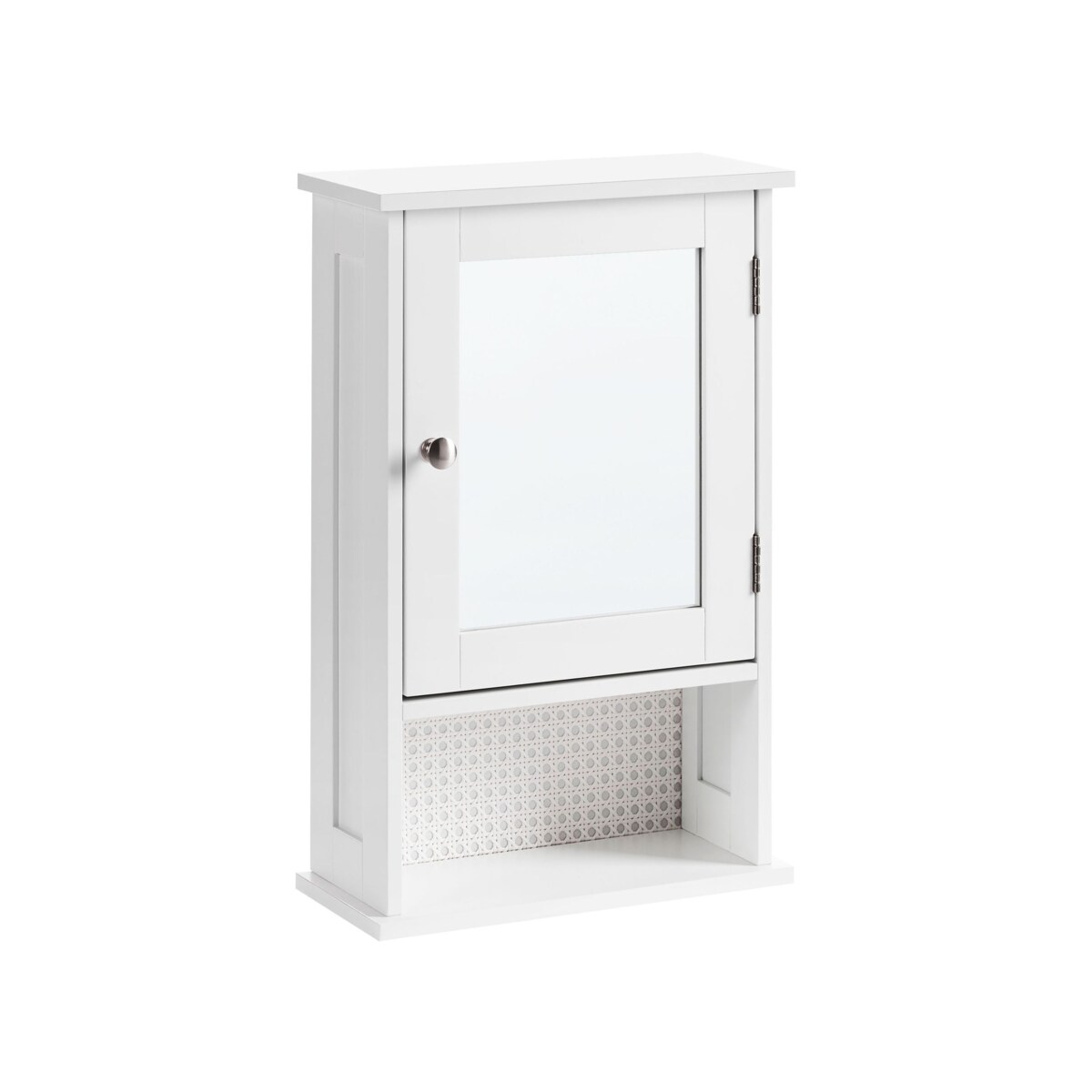 Szafka wisząca łazienkowa z lustrem HUILA 34 cm 53 cm Biały