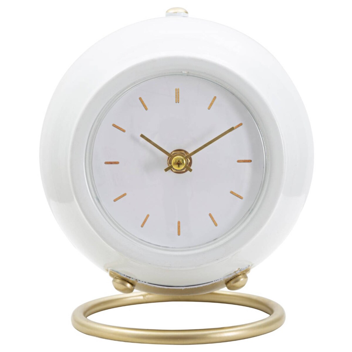 Zegarek na szafkę nocną w formie kuli, Ø 16 cm