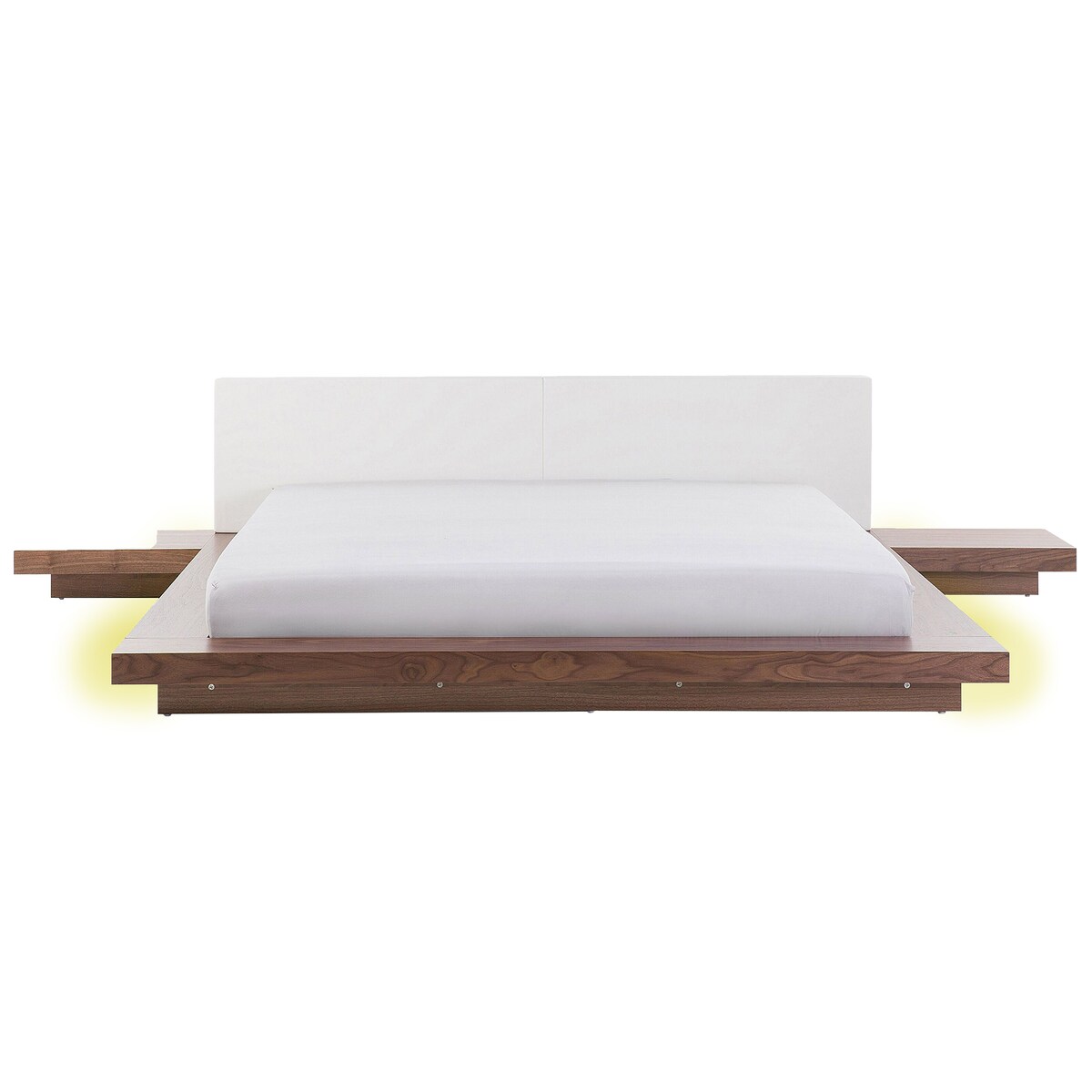 Łóżko LED ZEN 180 x 200 cm Jesion brązowy