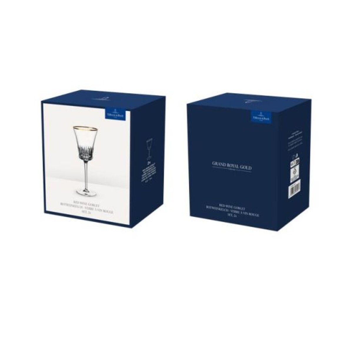 Zestaw 2 kieliszków do wina czerwonego Grand Royal Gold Villeroy & Boch