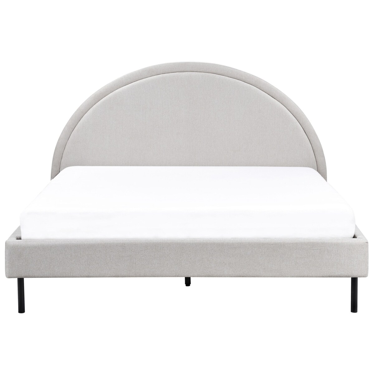 Łóżko MARGUT 160 x 200 cm Jasnoszary