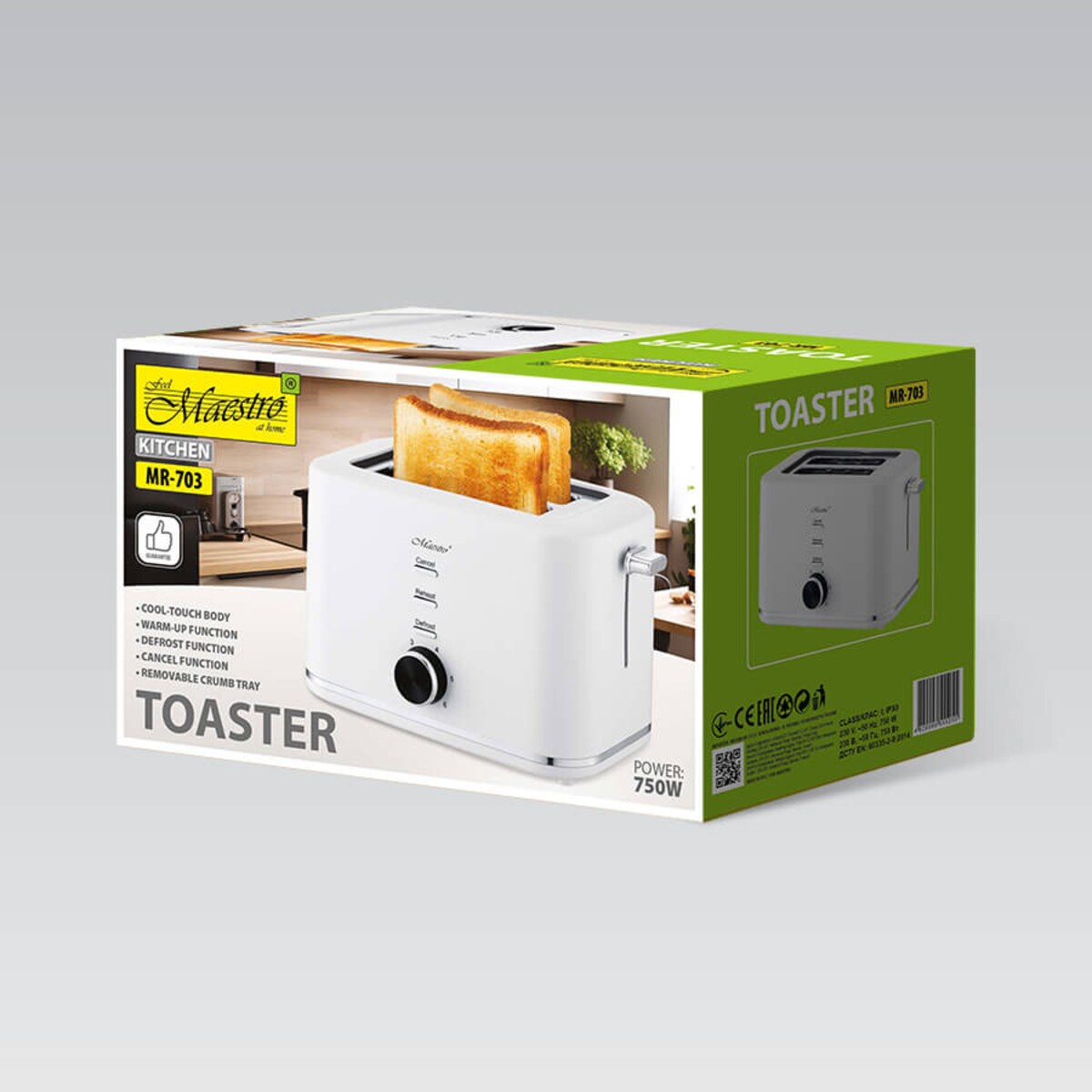 Maestro toster 750W MR703