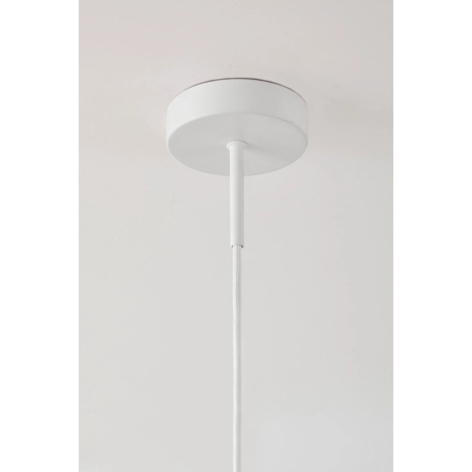 Lampa sufitowa lniana Patraix kremowo-beżowo Ø50 cm