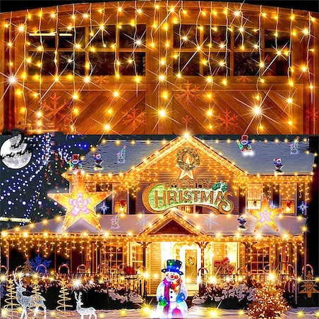 Kurtyna Lampki Led 300 Szt. Girlanda Pilot 230V