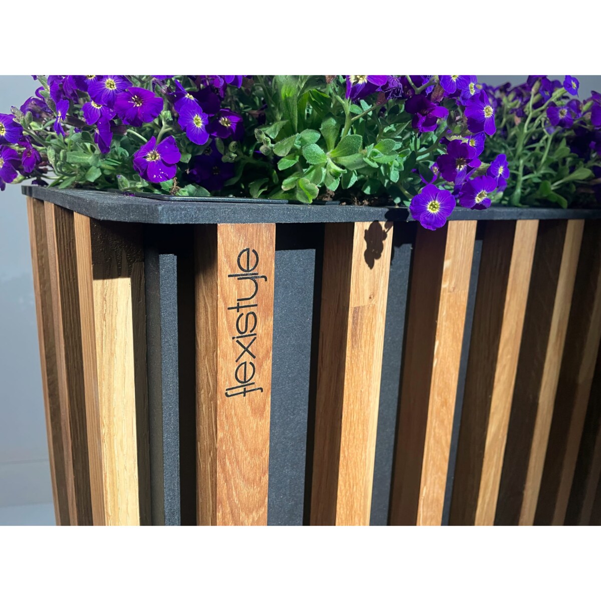 Donica drewniana Lamele 35x60 cm