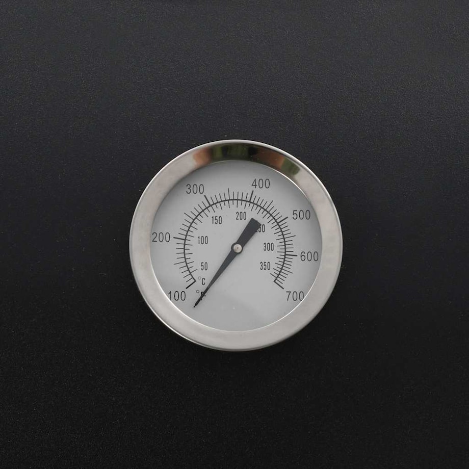 vidaXL Klasyczny grill z wędzarnią na węgiel drzewny