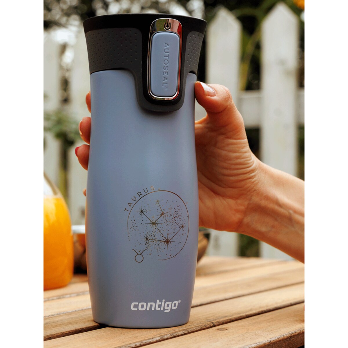 Kubek termiczny Contigo West Loop "Byk" 470 ml - Earl Grey