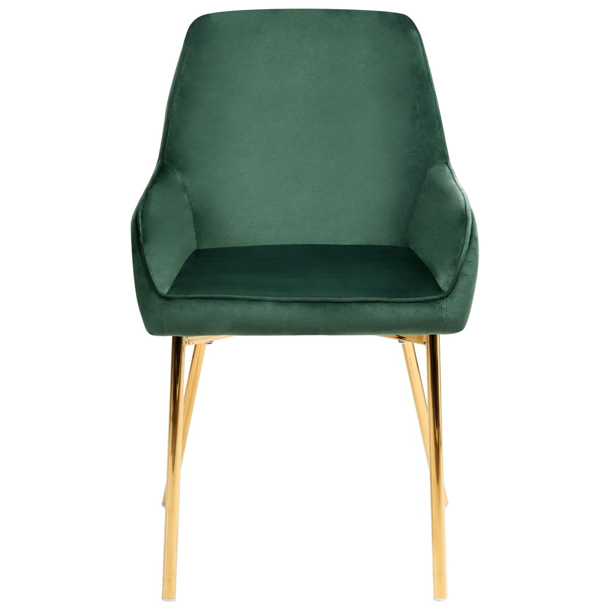 Zestaw 2 krzeseł do jadalni LOVERNA II Welur