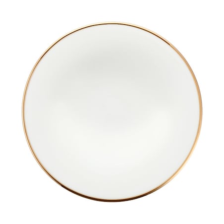 VILLA ITALIA Filiżanka do kawy herbaty porcelanowa 200 ml ze spodkiem NAOMI GOLD