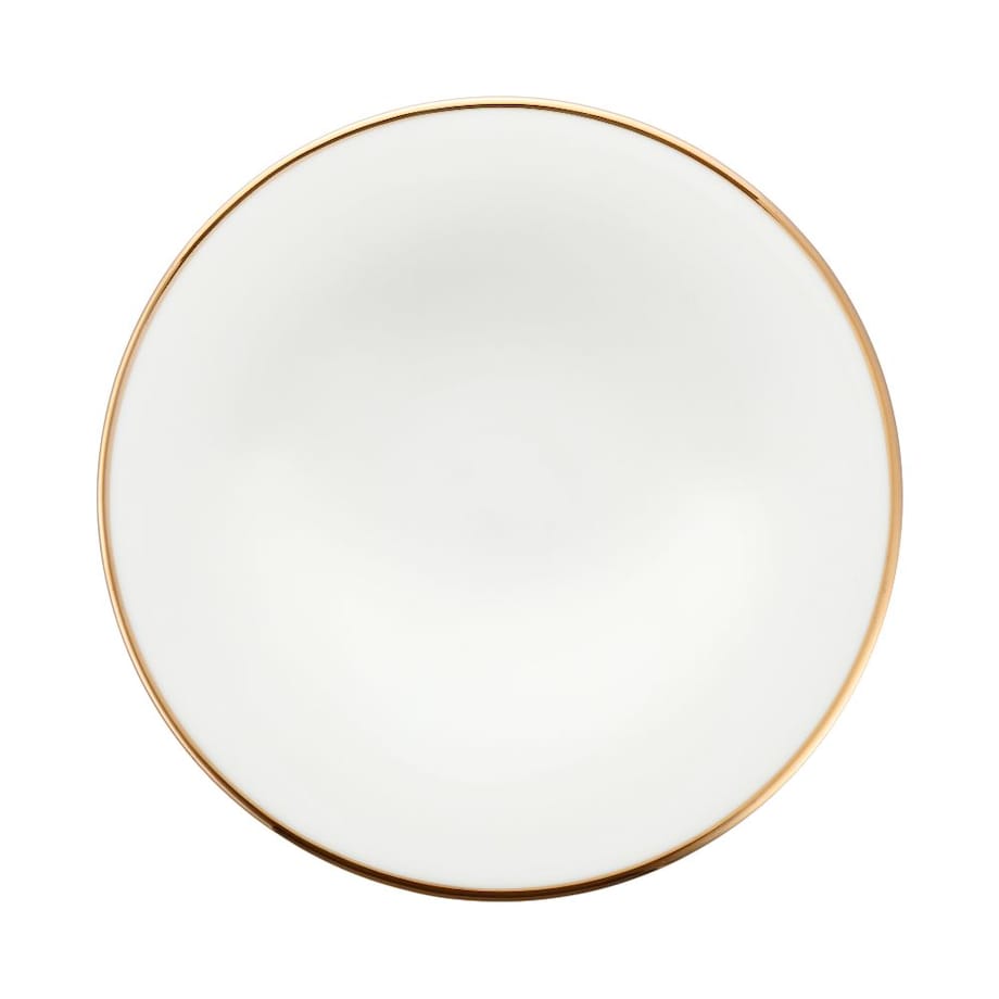 VILLA ITALIA Filiżanka do kawy herbaty porcelanowa 200 ml ze spodkiem NAOMI GOLD