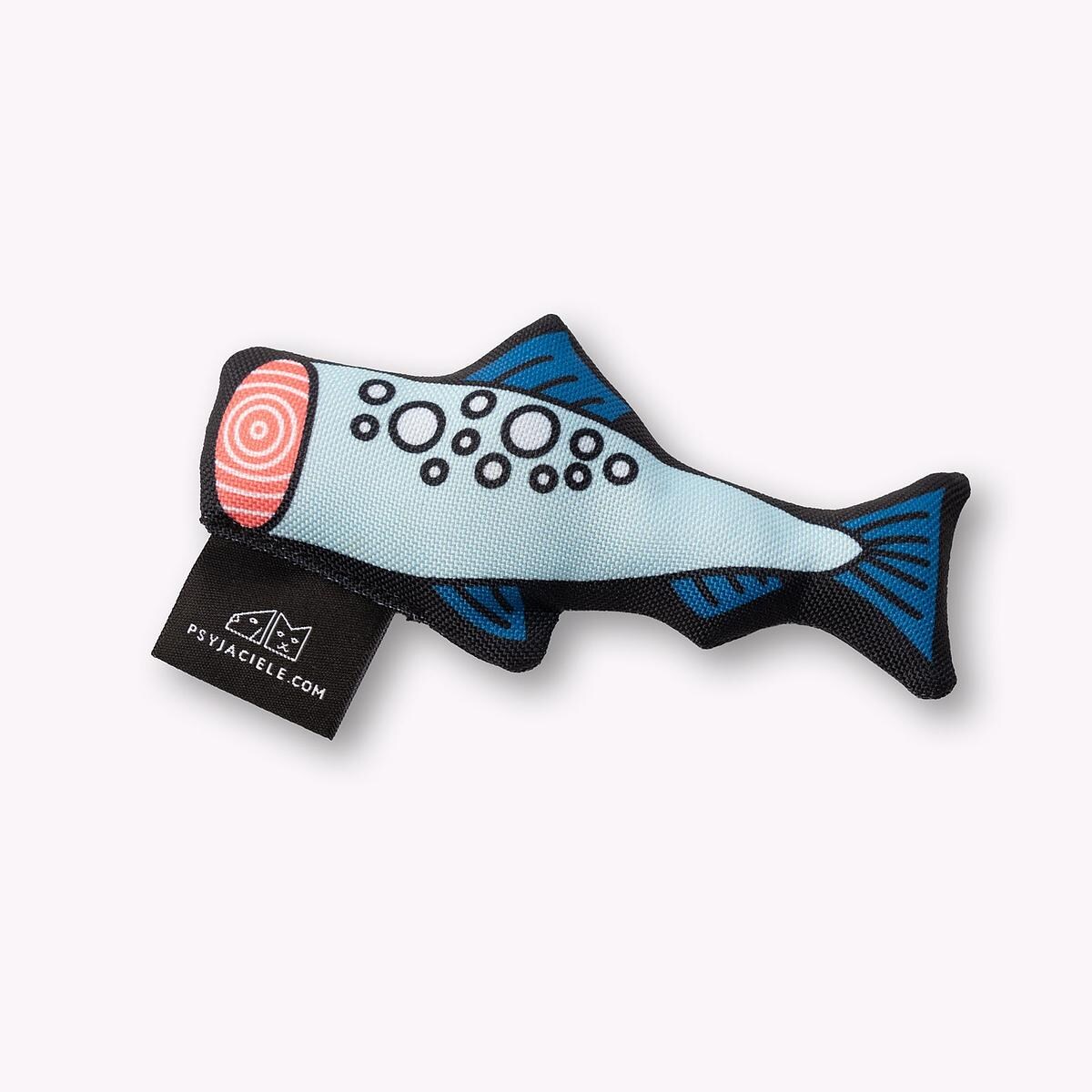 Mini zabawka z kocimiętką "Ryba jak ryba, po co drążyć"