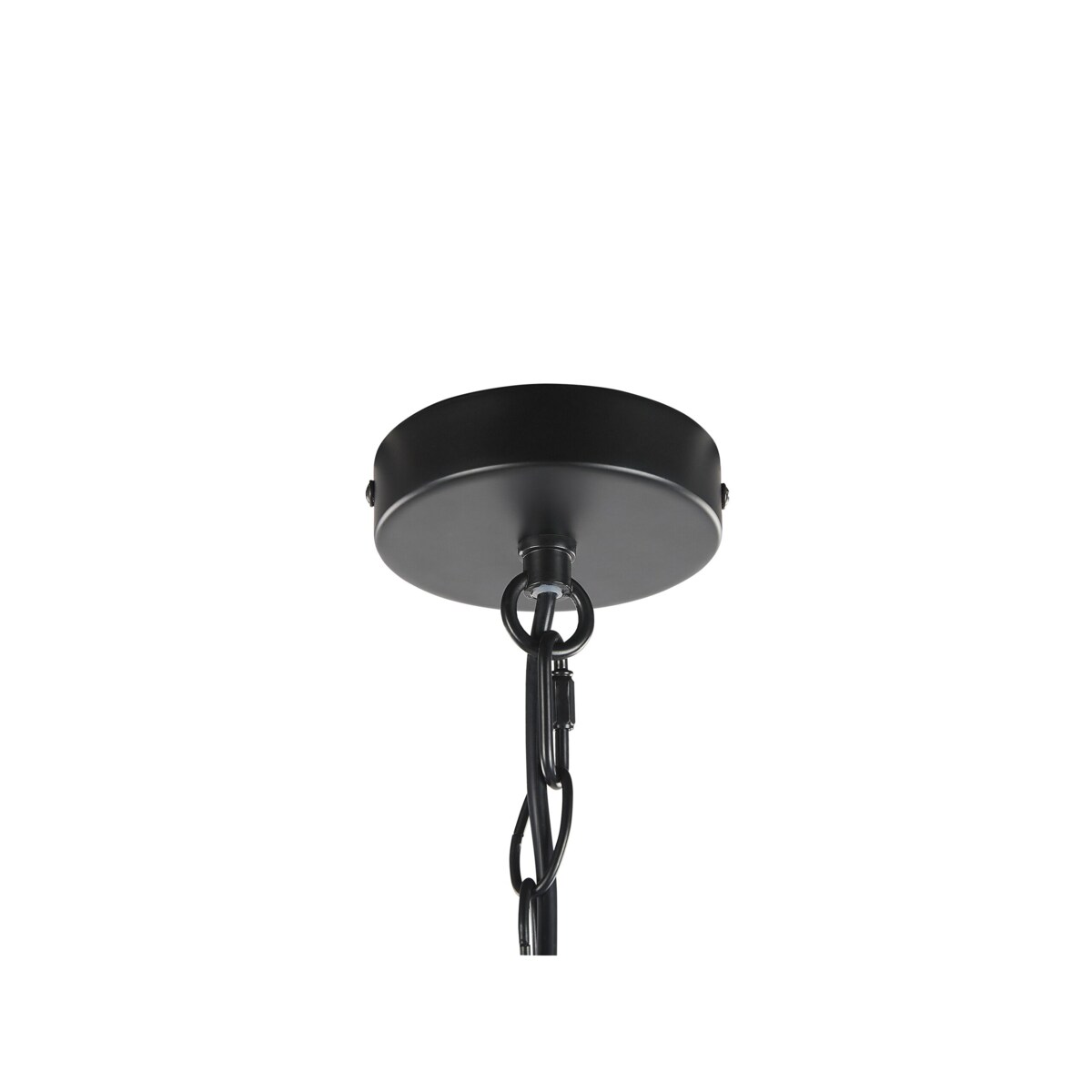 Żyrandol metalowy czarny DABUS