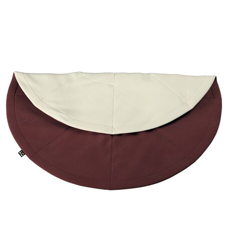 Mata okrągła, bordowy, 130cm, Posh Velvet