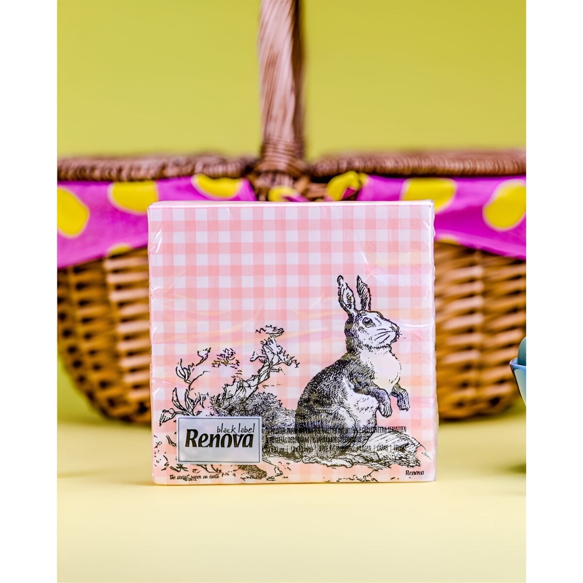 Serwetki Papierowe Ozdobne Renova Bunny & Fox 33x33 cm 3-warstwy 20 sztuk