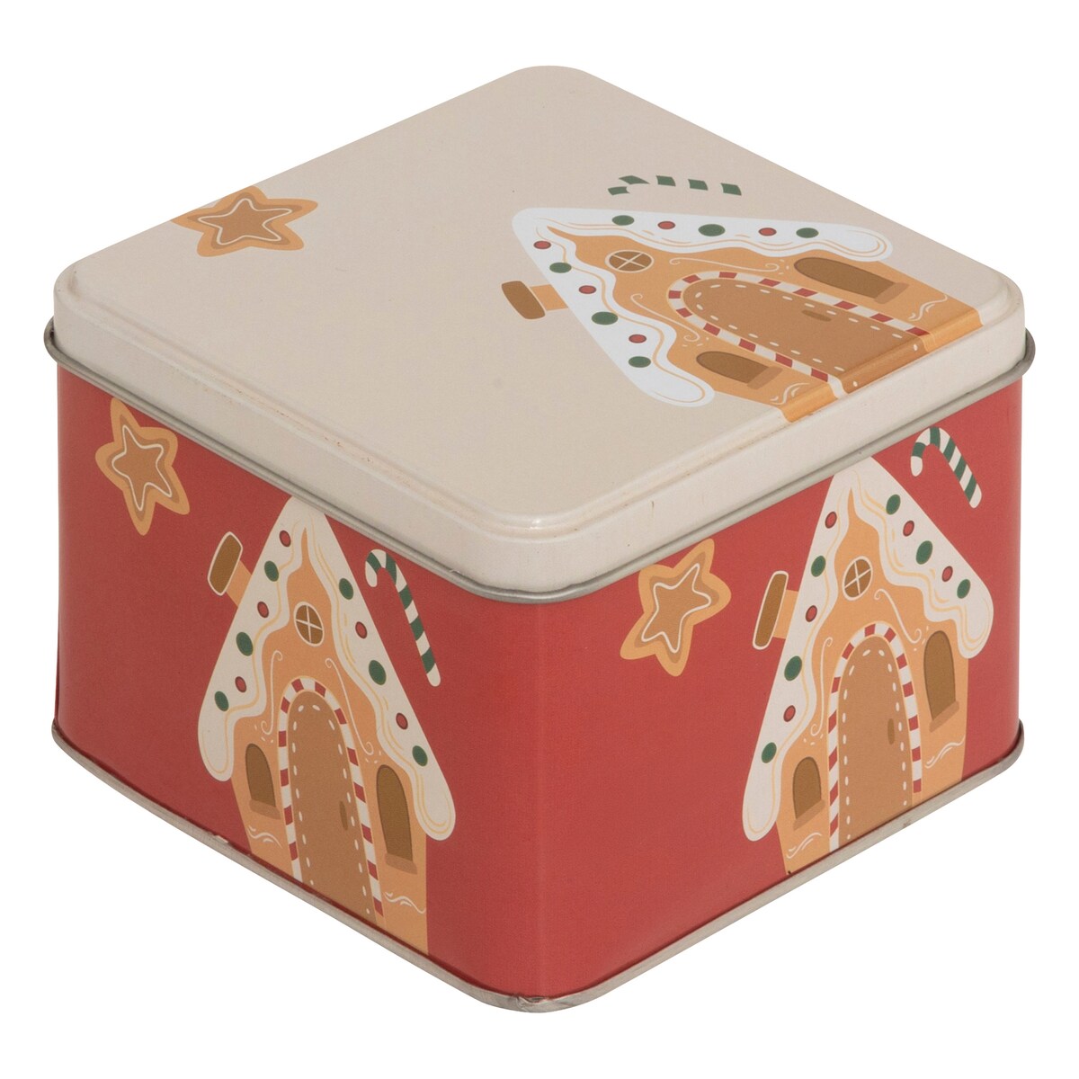 Metalowe pojemniki na ciastka, 3 sztuki