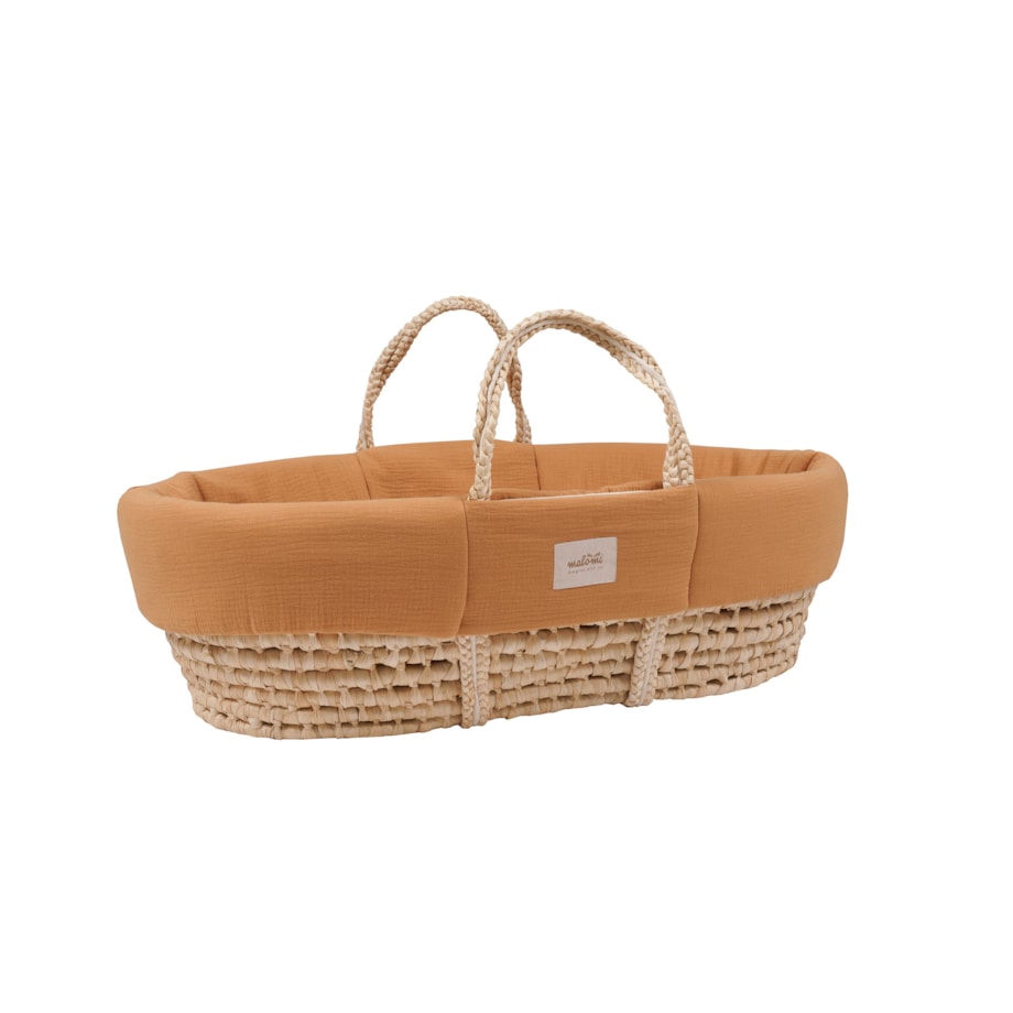 Wyściółka muślinowa do kosza mojżesza camel