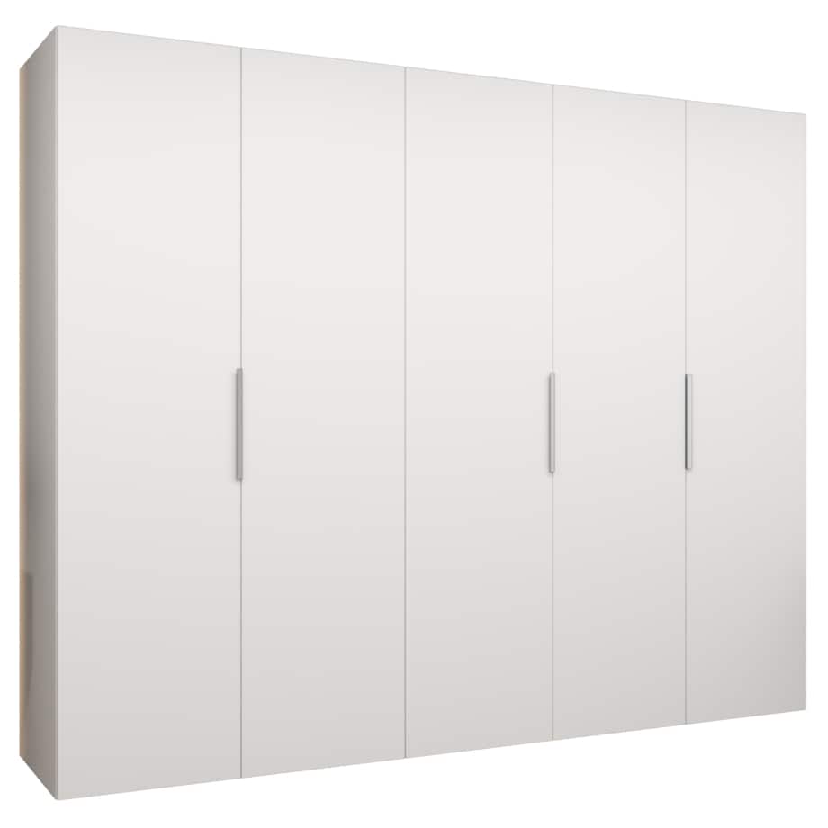 Szafa uchylna otwierana MARBELLA 1 250 wys. 202 cm Biały + u. Kaszmir