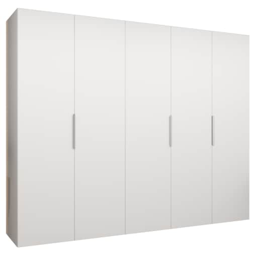 Szafa uchylna otwierana MARBELLA 1 250 wys. 202 cm Biały + u. Kaszmir