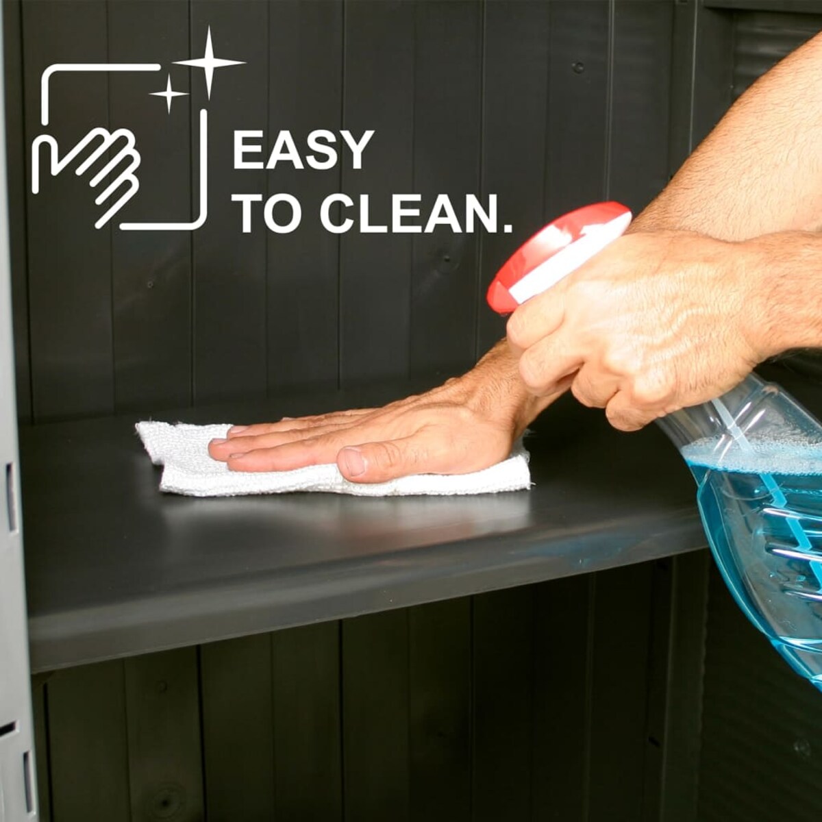 vidaXL Szafka plastikowa, 68x39x92 cm