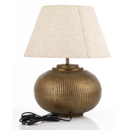 Lampa stołowa 51x40,5x40,5 cm TAVINI beżowy