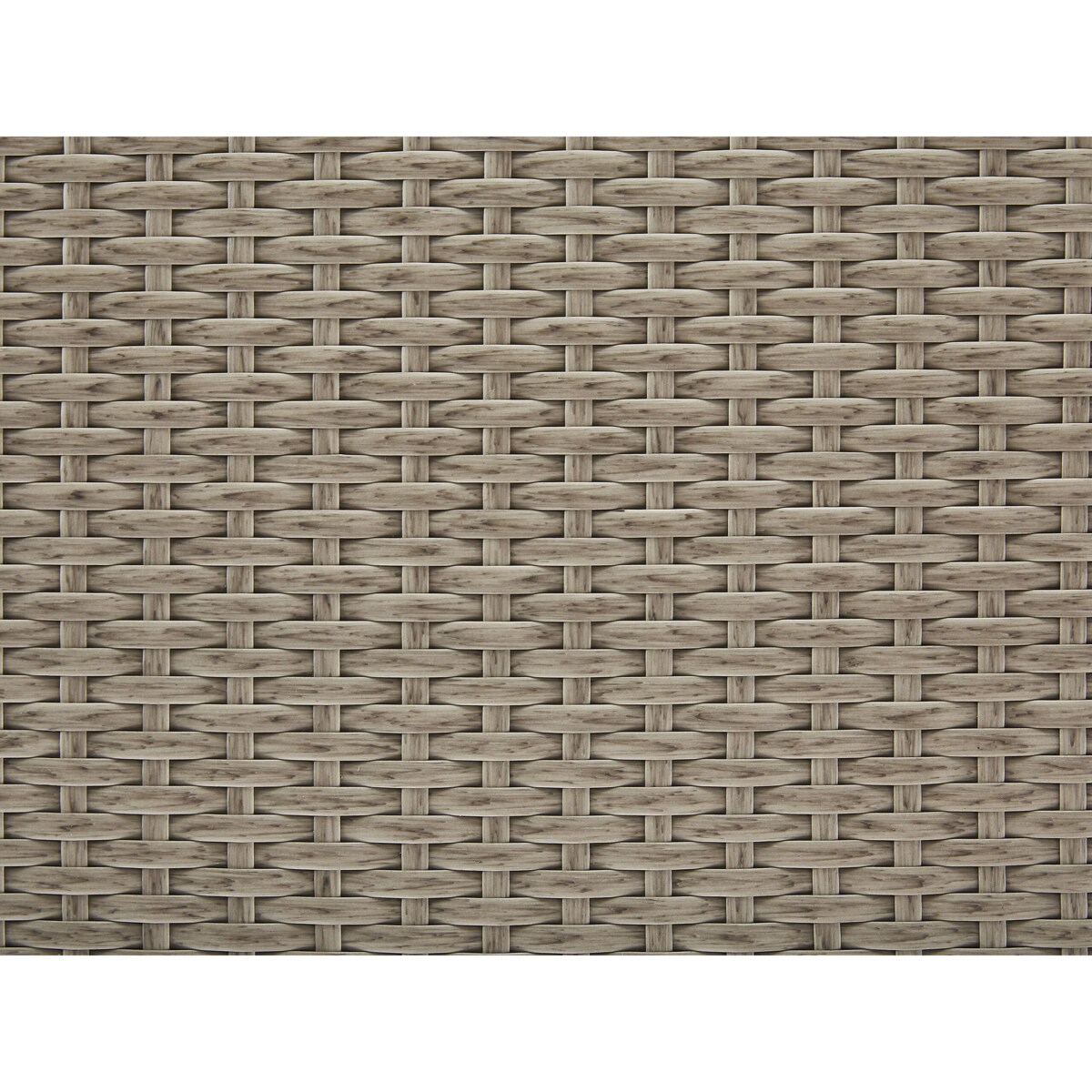 Skrzynia ogrodowa z technorattanu 155 x 75 cm beżowoszara MODENA