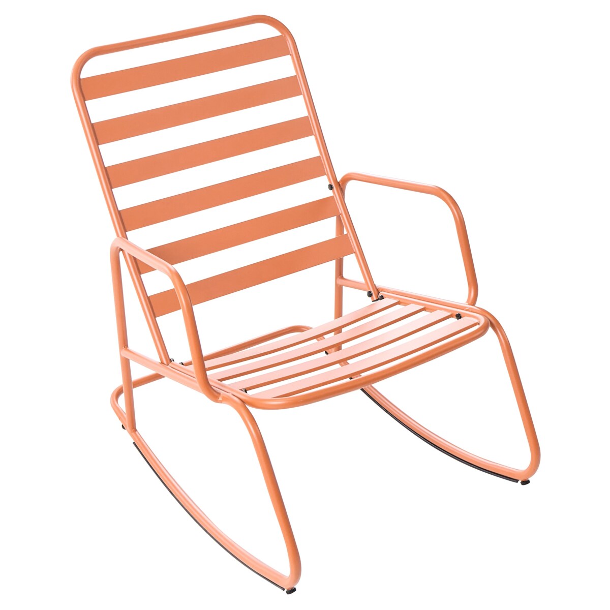 Fotel bujany ogrodowy TURI Metal Pomarańczowy